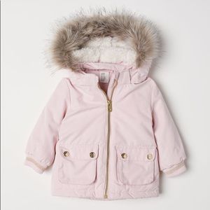 Girls padded parka jacket 6-9m